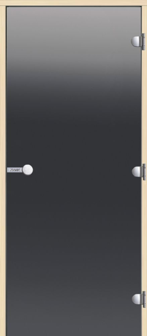 HARVIA Двери стеклянные 8/21 коробка сосна, серая D82102M