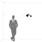 865607 Бра LOFT 1х40W E14 ЧЕРНЫЙ