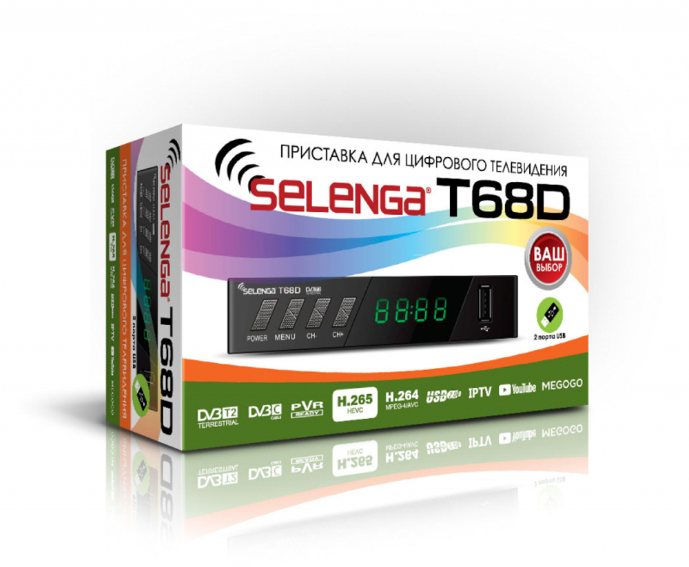 Цифровая приставка Selenga T68D
