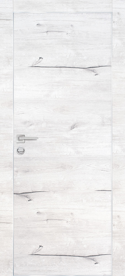 Дверь PX-1 AL кромка с 4-х ст. / Цвет Дуб арктик / Двери PROFILO PORTE