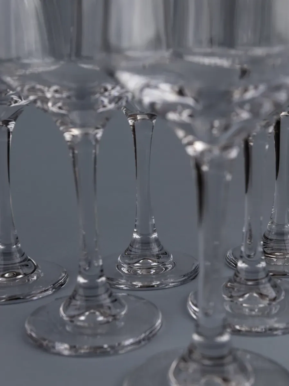 Набор бокалов для вина, 450 мл, 6 шт. с золотой каймой