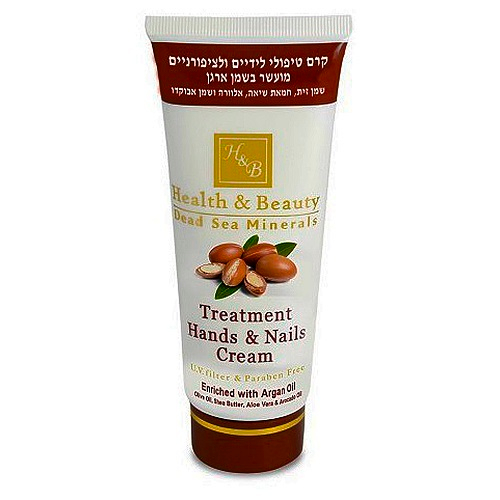 Крем для рук и ногтей с маслом Аргана Health&Beauty 180мл