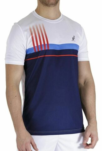 Мужская теннисная футболка Australian Ace T-Shirt with Print - blue cosmo