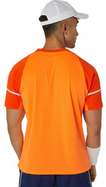 Мужская теннисная футболка Asics Game Short Sleeve Top - koi