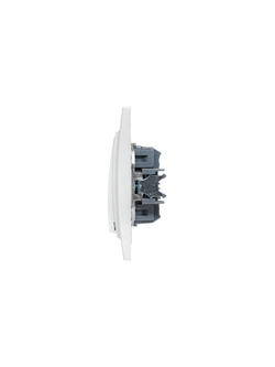 Выключатель 1-кл. СП Минск 10А IP20 бел. Basic EKF ERV10-021-10