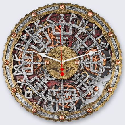 Часы настенные Автоматон Рунический Компас Вегвизир