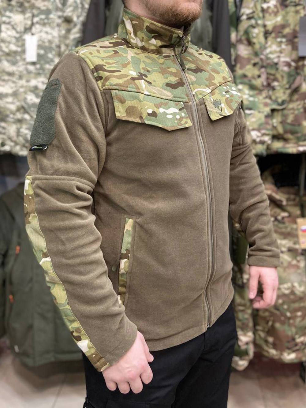 Флисовая кофта WOLFTRAP (Турция) Хаки