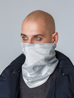 Бафф "Тень". Серо-белый