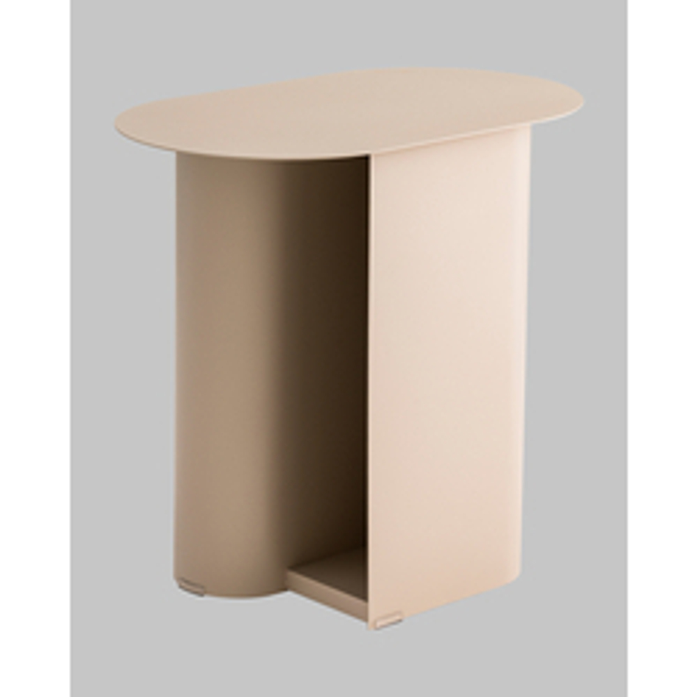 Журнальный столик Yvaine металл бежевый