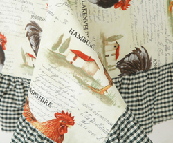 Скатерть 160x230 Old Florence Gallo зелёная Италия