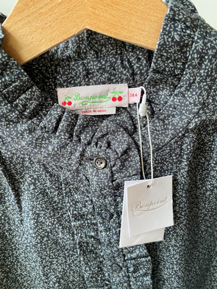 Новая хлопковая блузка Bonpoint, 152