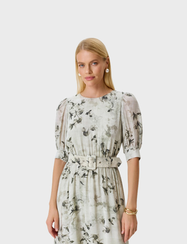 Платье с поясом BULMER