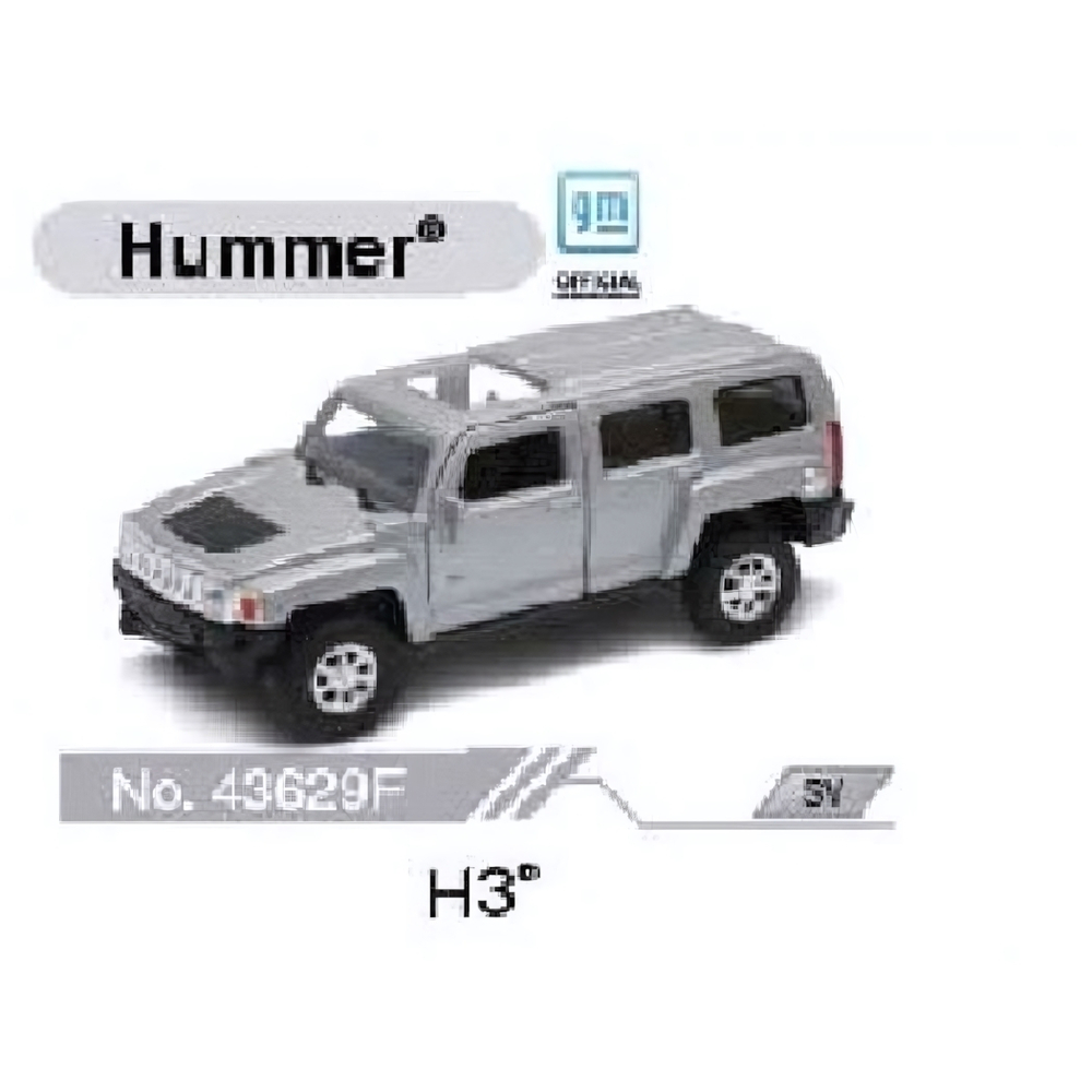 Модель ин. мет. 4.75" "Hummer H3" открыв. двери ШБ (Kinsmart)