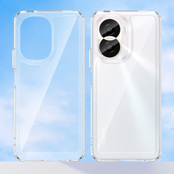 Прозрачный двухкомпонентный чехол для смартфона Honor X40i, мягкий отклик кнопок