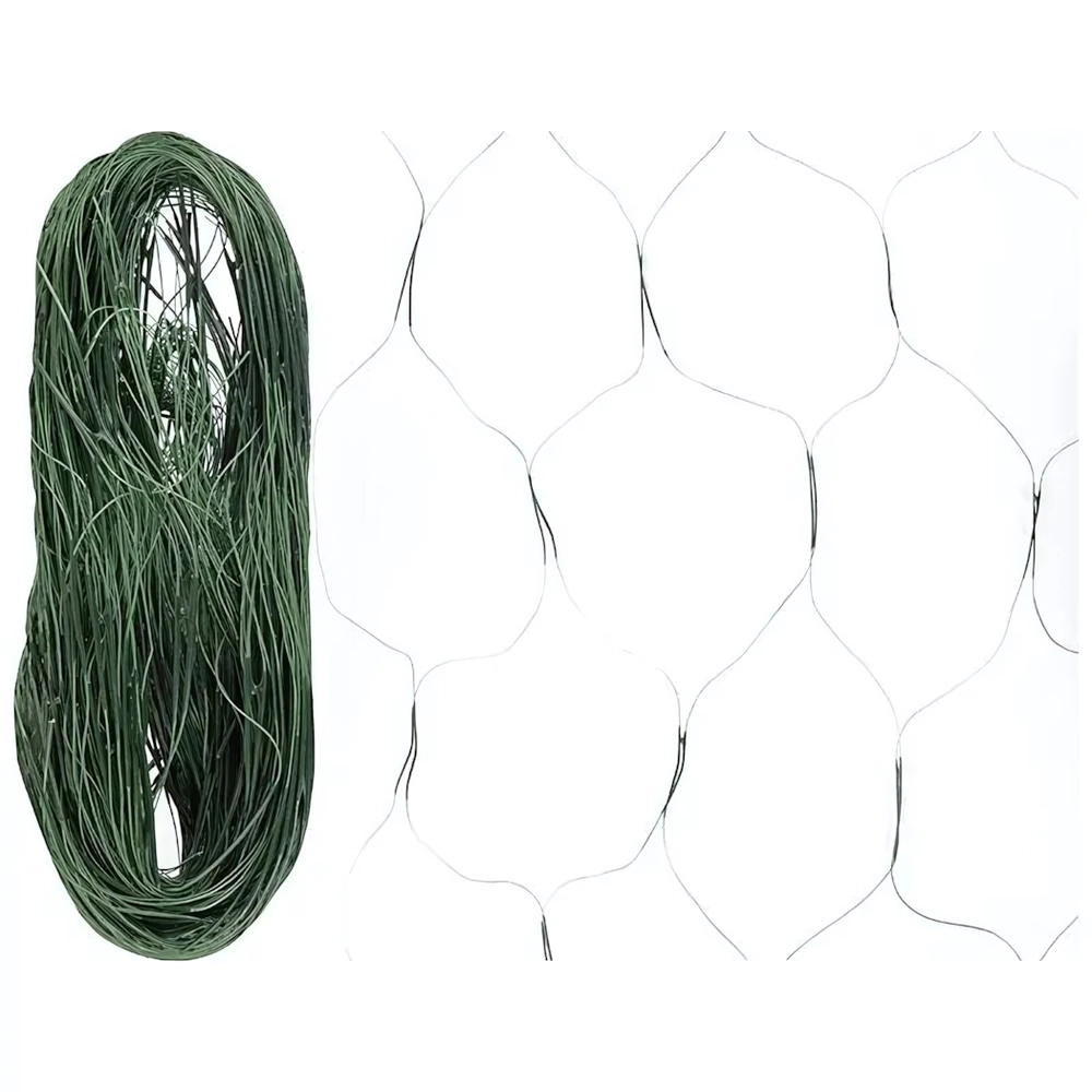 Сетка шпалерная 2*5 м (10 г/м2, размер ячейки 15*17 см) (аналог 732111)