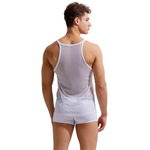 Мужская майка в сетку Gauvine (Размер: XL) (Цвет: белый)