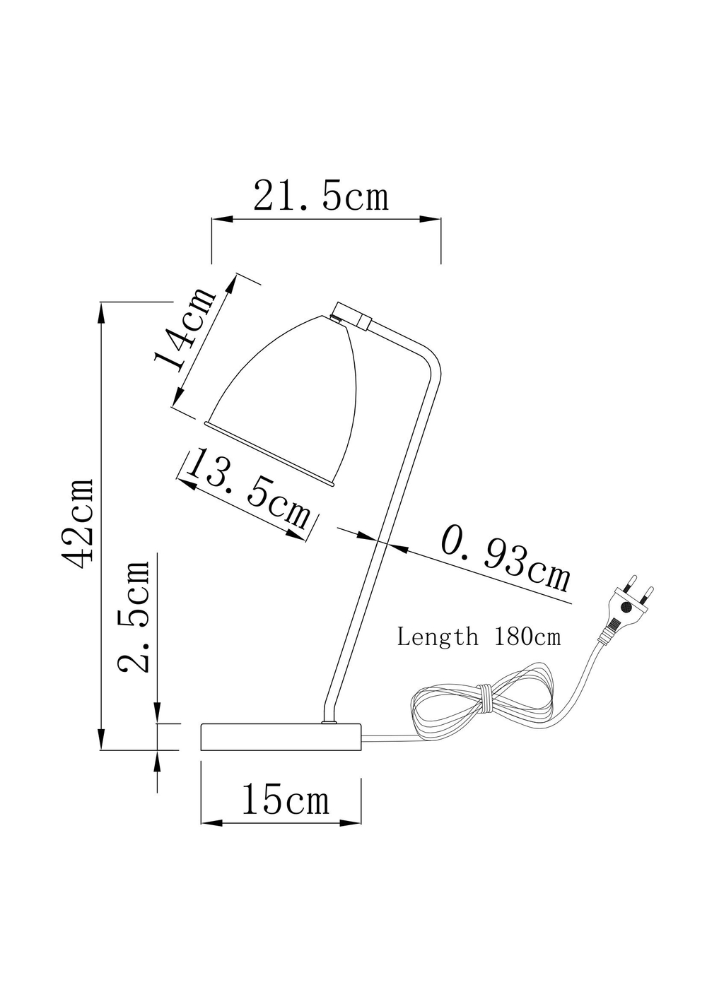 Лампа настольная Moderli V11000-T Otto