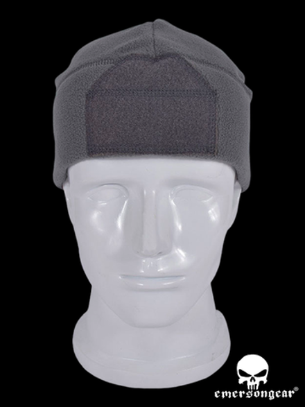 Шапка флисовая EmersonGear Fleece Velcro Watch Cap (EM8542B). серая