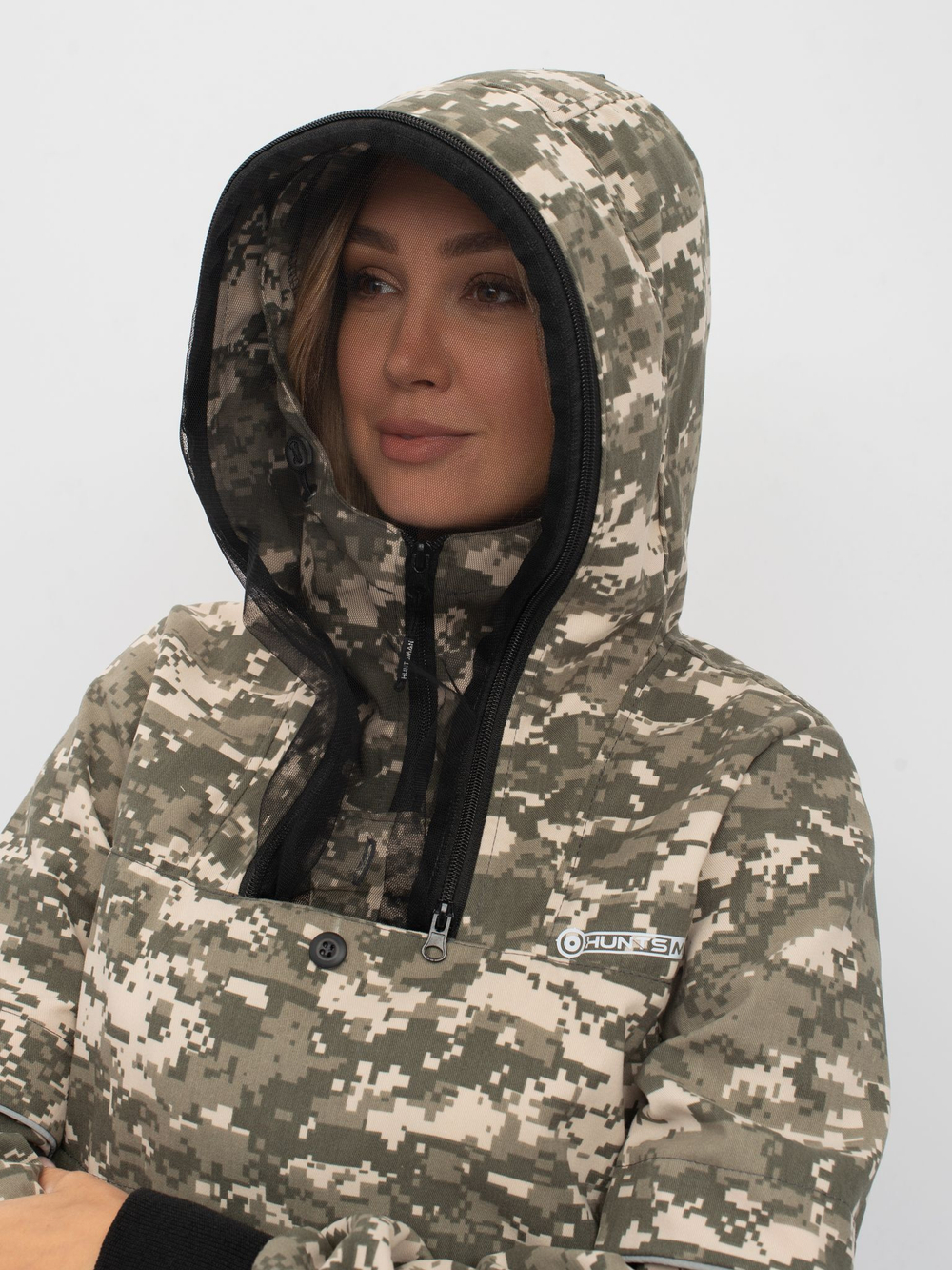 Костюм летний Антигнус-Женский (Твил-Пич, 128/2 (светлый пиксель))