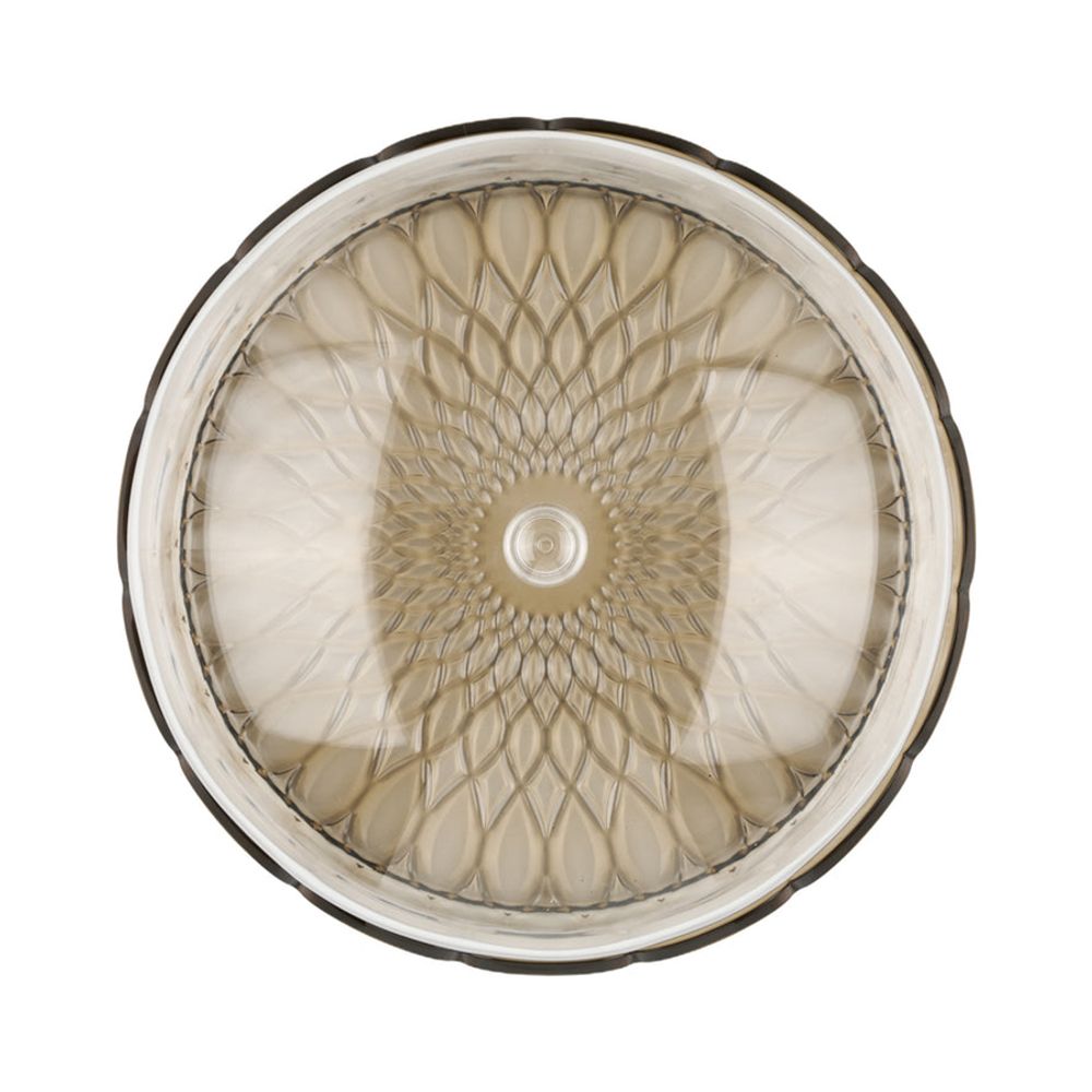 Блюдо сервировочное с крышкой Vanity, Ø30 см, коричневое