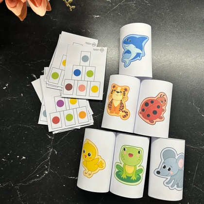 Игра - башня, на изучение цветов и пространственного мышления