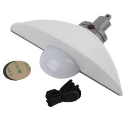 Ночник - светильник светодиодный ЭРА NLED-488-1W-MS-W настенный на батарейках с пультом белый