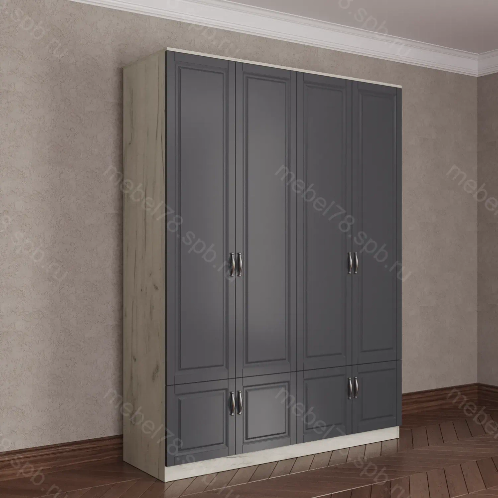 Шкаф распашной с антресолью 4/9