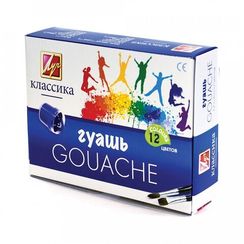 Quaş \ Гуашь  Луч Классика 12 цветов