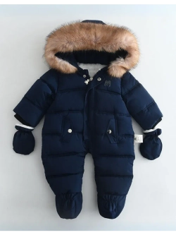 Зимний комбинезон для новорожденного мальчика