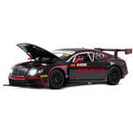 Модель 1:24 Bentley Continental GT3 Concept, черный + красный, откр. двери, капот, свет, звук