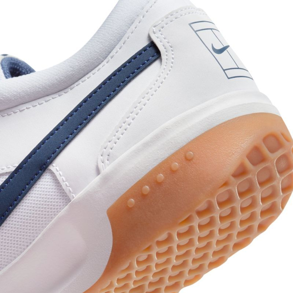 детские Кроссовки теннисные Nike Zoom Court Lite 3 JR - white/midnight navy/gum light brown