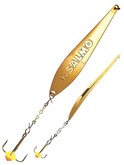 Блесна вертикальная зимняя Lucky John S-3-Z с цепочкой и тройником 06.5г S блистер