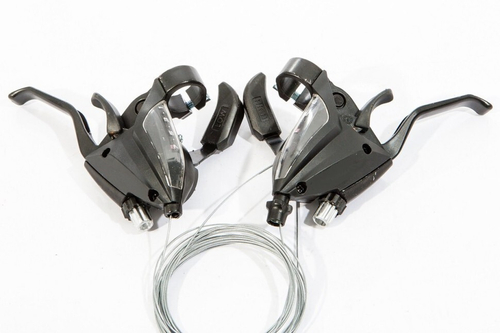 Шифтер Вело 3х7-скорост. (моноблок черный)