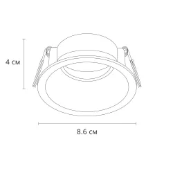 Точечный встраиваемый светильник Arte Lamp DASH