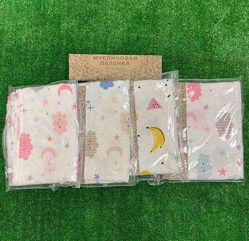 Пеленка Муслин (100% хлопок, 80х120)