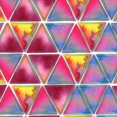 Акварельные треугольники