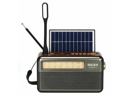 Радиоприемник с MP3 плеером +Solar panel в ретро стиле M-520BT-S