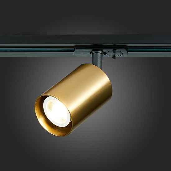 ST302.206.01 Св-к трек. Золотистый GU10 1*50W  IP20 L100xW70xH172 220V Без ламп BASE