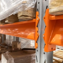 Секция дополнительная стеллажа металлического паллетного 2500х1800х1100 мм (85.1.5). Ярусы: пол+2