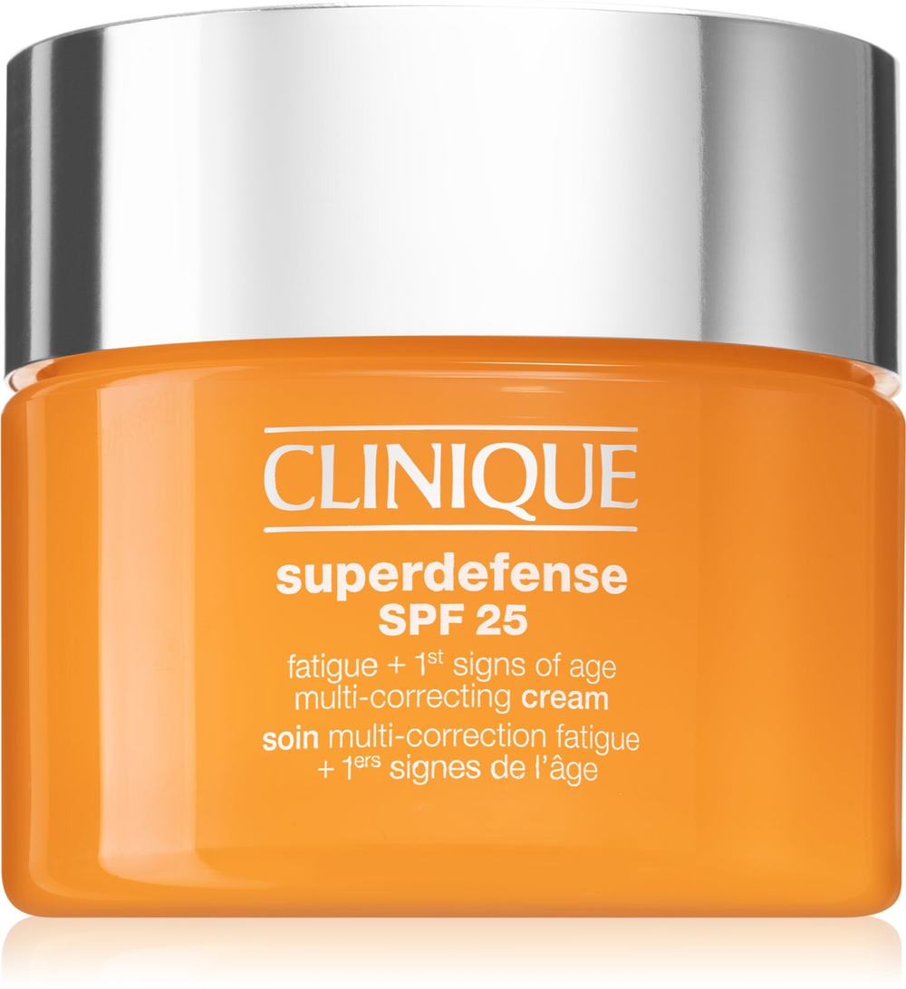 Clinique Superdefense SPF 25 Fatigue + 1st Signs Of Age Multi-Correcting Cream - крем против первых признаков старения для жирной и комбинированной кожи /  SPF 25 30  ml  / GTIN 20714904401