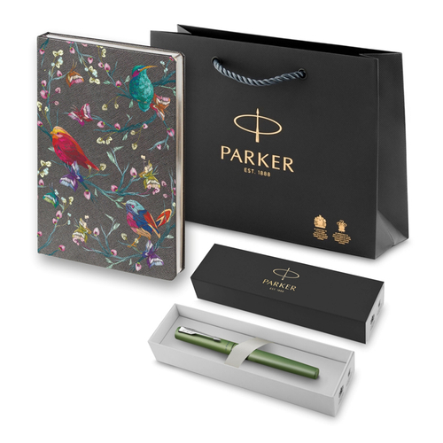 Подарочный набор: Ручка-роллер Parker Vector XL+ ежедневник
