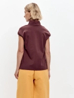 Футболка дизайнерская с цельнокроеным воротником