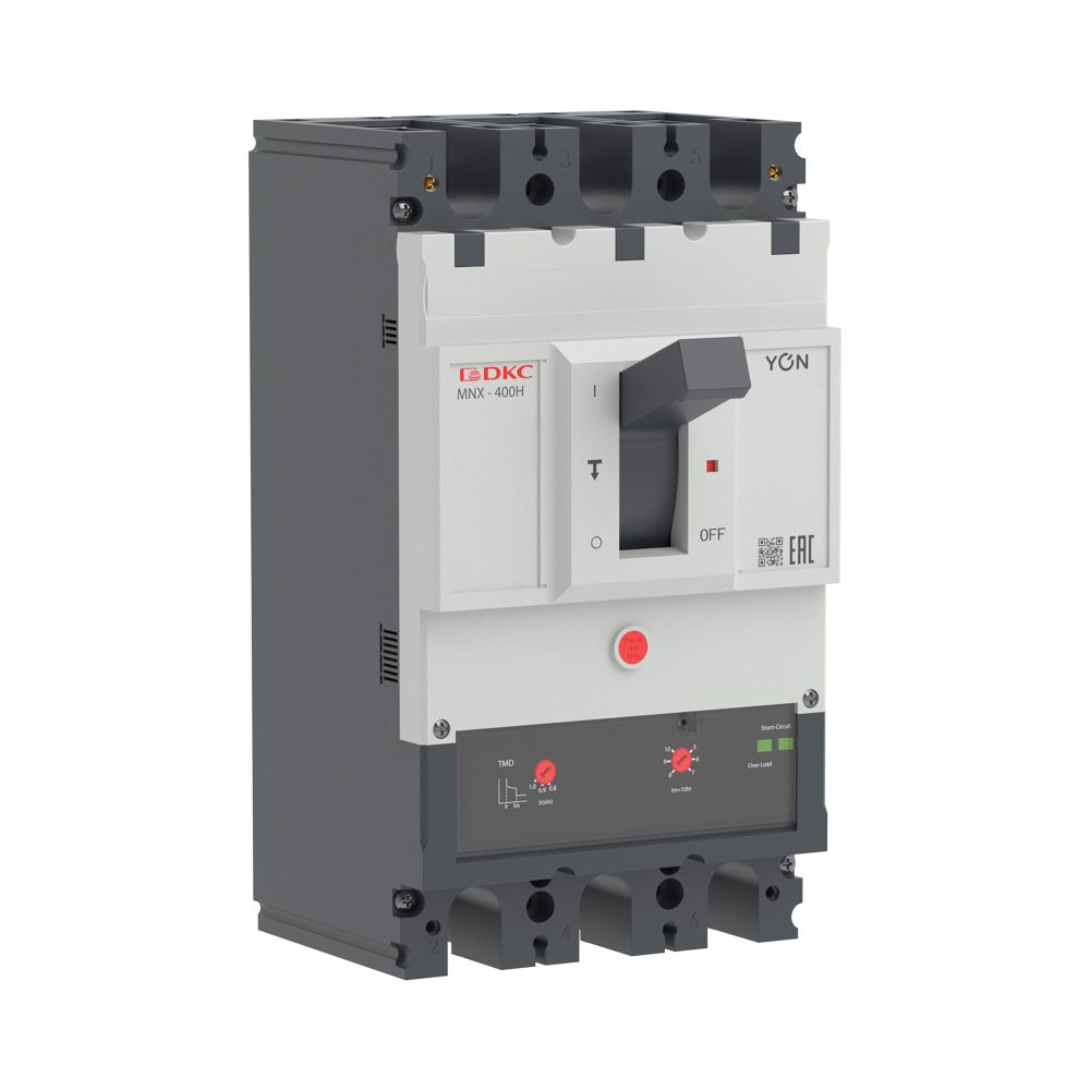 Авт. выкл. пост. тока YON pro MNX400H 3P 400A 100kA при DC750V расц. TMD DC
