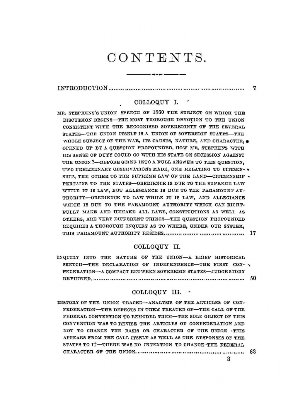 A Constitutional View of the Late War Between the States. Its Causes, Character, Conduct and Results, Presented in a Series of Colloquies at Liberty Hall | Alexander Hamilton Stephens