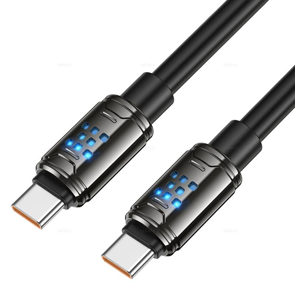 Кабель Type-C на Type-C 240W Hoco U143 (black) (Краснодар склад)