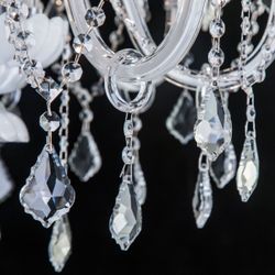 Citilux Финка CL353181 Люстра стеклянная подвесная Белая