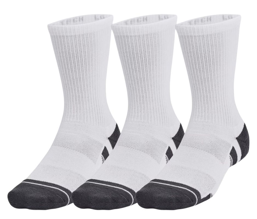 Теннисные носки Under Armour Performance Tech Crew 6P - white/jet gray