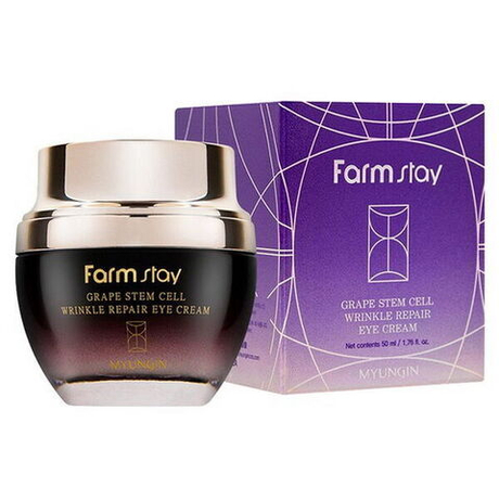 Крем-лифтинг для век FarmStay Grape Stem Cell Wrinkle Repair Eye Cream, 50мл
