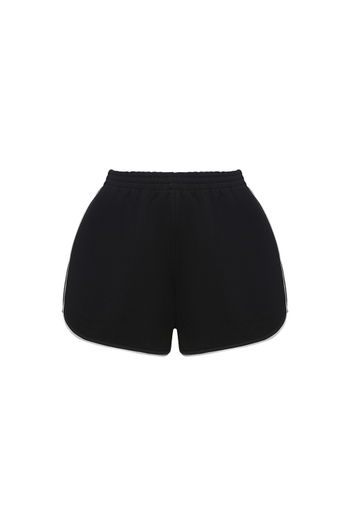 Шорты из футера Чёрный