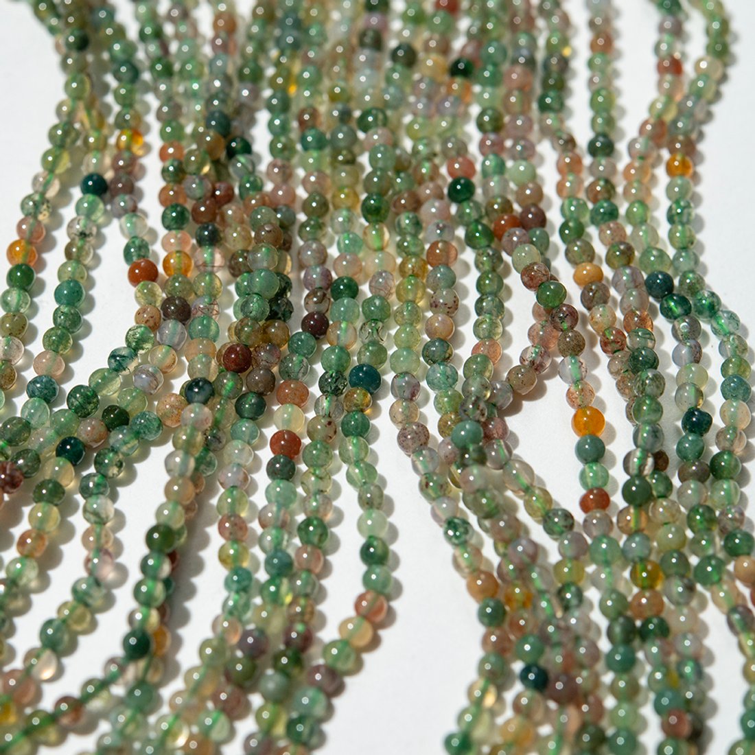 Моховой агат (халцедон) натуральный, шар 2мм